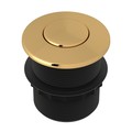 Rohl Air Activated Switch Button Only For Waste Disposal In Italian Brass AS425IB